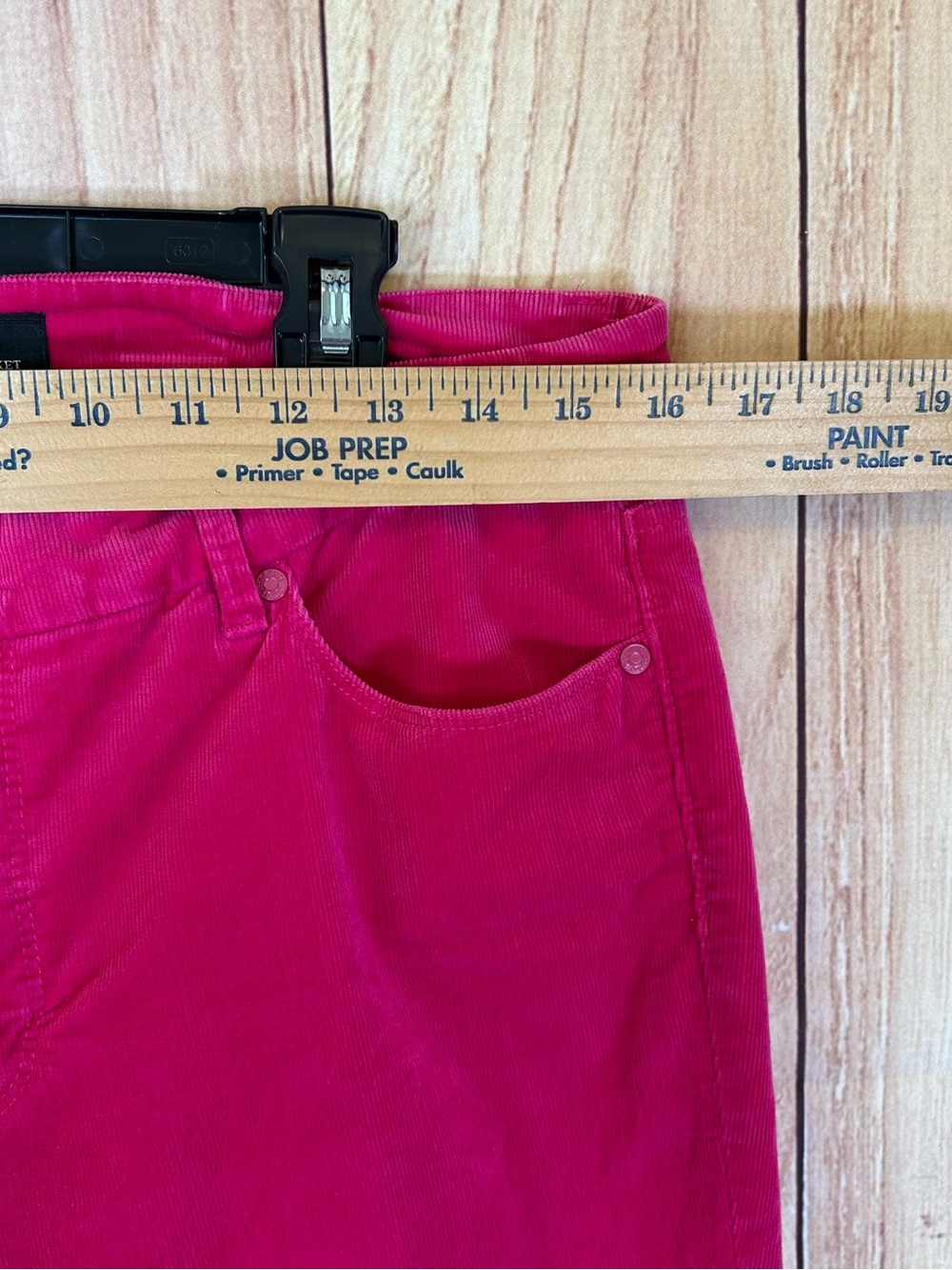 TALBOTS Women’s corduroy Jeans Sz 8 medium mid rise pink stretch $109 - Picture 12 of 16